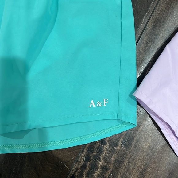 Abercrombie Kids (3 pairs) girls shorts size11/12 (black, lavender and teal) - Picture 5 of 16